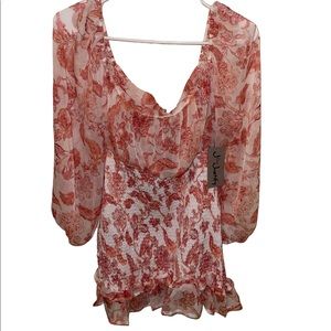 NWT- J FOR JUSTITY- FLORAL MINI DRESS